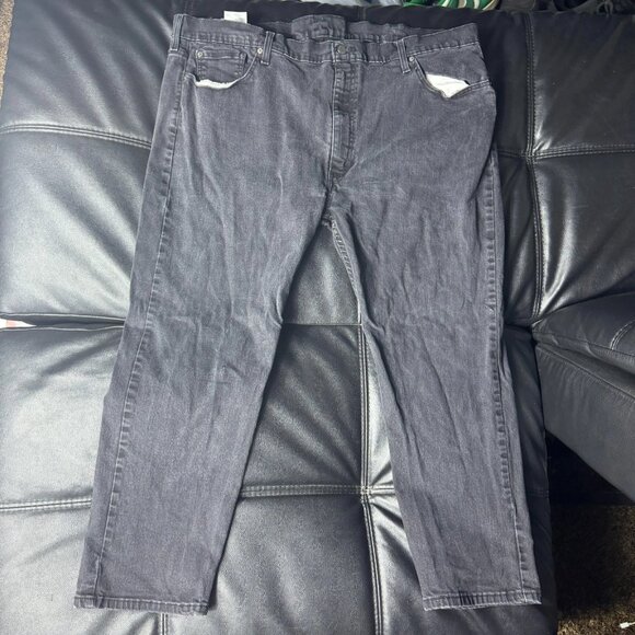 Levi's Other - Levi Strauss Co. 502 Men's Straight Leg Jeans Gray Denim 5-Pocket Size 48x30